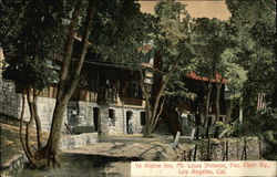 Ye Alpine Inn, Mt. Lowe Division, Pacific Electric Railway Postcard