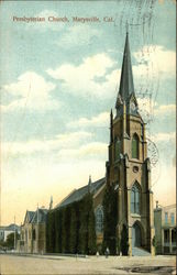 Presbyterian Church Marysville, CA Postcard Postcard