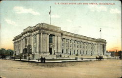 U.S. Court House and Post Office Indianapolis, IN Postcard Postcard