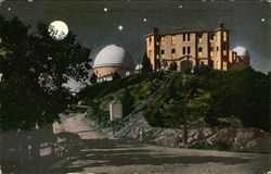 Lick Observatory by Moonlight Postcard