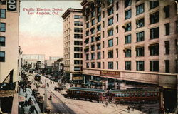 Pacific Electric Depot Postcard
