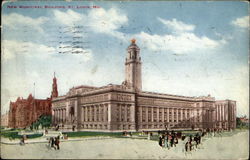 New Municipal Building St. Louis, MO Postcard Postcard