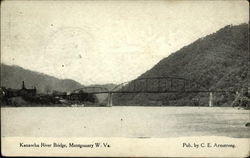 Kanawha River Bridge Postcard