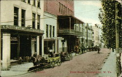 Third Street Montgomery, WV Postcard Postcard