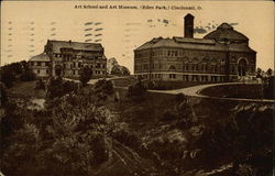 Art School and Art Museum - Eden Park Postcard