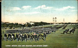 Grand Review, Fort Sam Houston, San Antonio, Texas Postcard Postcard