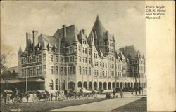 Place Viger C.P.R. Hotel and Station Postcard
