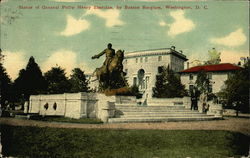 Statue of General Philip Henry Sheridan, by Butzon Borglum, Washington, D. C Postcard