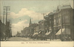 Park Street Alameda, CA Postcard Postcard