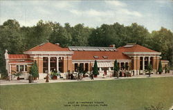 New York Zoological Park - Monkey House Postcard