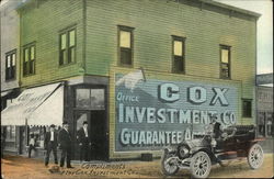 1909 Complements of the Cox Investment Co Postcard