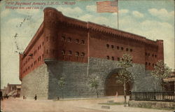 First Regiment Armory, I.N.G Postcard