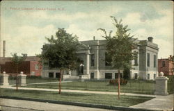 Public Library Postcard