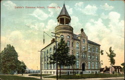 Larkin's Grammar School Postcard