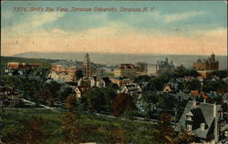 Bird's Eye View, Syracuse University Postcard