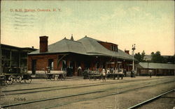 D. & H. Station Oneonta, NY Postcard Postcard