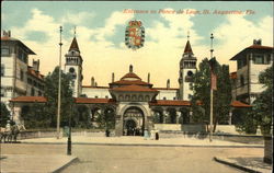 Ponce de Leon - Entrance St. Augustine, FL Postcard Postcard