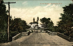 The Bridge Broadalbin, NY Postcard Postcard