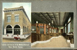 Exterior and Interior of the Midland National Bank Exterior and Interior of the Midland National Bank
