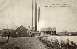 Power Plant Brown's Station, NY Postcard 