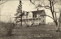 Residence of Jas. E. Snead Brown's Station, NY Postcard Postcard