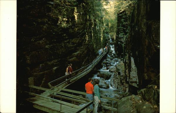 The Flume Gorge, Franconia Notch, White Mountains, New Hampshire