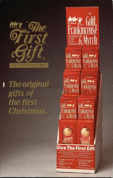 The First Gift - Gold, Frankincense and Myrrh Advertising