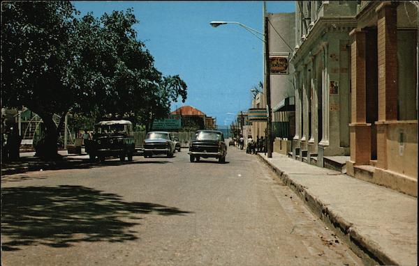 Street Scene Puerto Plata Dominican Republic Caribbean Islands