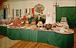 The Farragut - Buffet Table Postcard