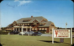 Cascade Lodge and Cabins Saco, ME Postcard Postcard