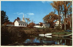 Beautiful Melvin Village on Lake Winnipesaukee in the Lakes Region New Hampshire Postcard Postcard