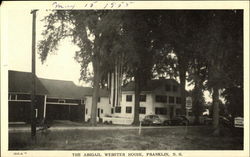 The Abigail Webster House Franklin, NH Postcard Postcard