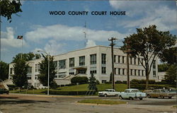 Wood County Court House Postcard