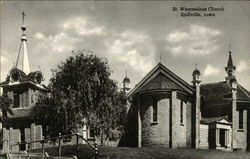 St. Wenceslaus Church Spillville, IA Postcard Postcard