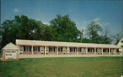 White Barn Motel Postcard