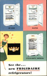 See the new Frigidaire refrigerators! Postcard