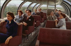 The Astra Dome Observation Lounge Postcard