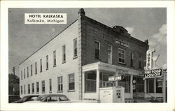 Hotel Kalkaska Michigan Postcard Postcard