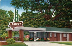 Pap's Court Opelousas, LA Postcard Postcard