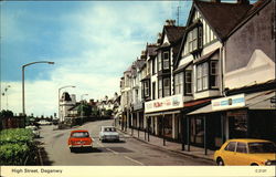 High Street Deganwy, Wales Postcard Postcard