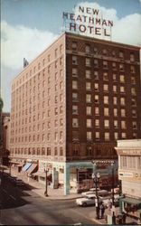 New Heathman Hotel at Broadway and Salmon Postcard