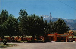 Jim Bridger Court Gardiner, MT Postcard Postcard