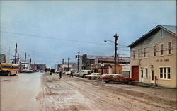 Main Street with City Hall Nome, AK Postcard Postcard