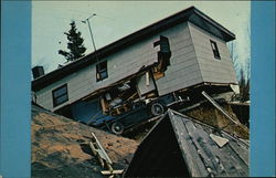 Devastation of the Great Alaskan Earthquake of Good Friday 1964 Disasters Postcard Postcard