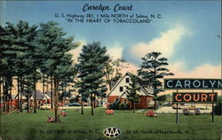 Carolyn Court Selma, NC Postcard Postcard