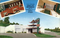 Tour Approved China City Restaurant Salem, OR Postcard Postcard