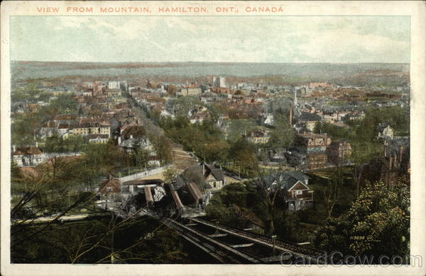 View From Mountain Hamilton Canada Ontario