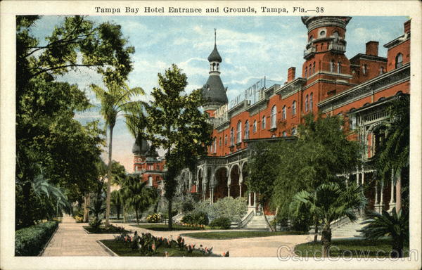 Tampa Bay Hotel Entrance and Grounds Florida