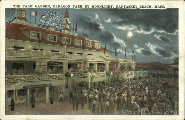 The Palm Garden, Paragon Park by Moonlight Nantasket Beach Massachusetts