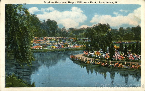 Sunken Gardens, Roger Williams Park Providence Rhode Island